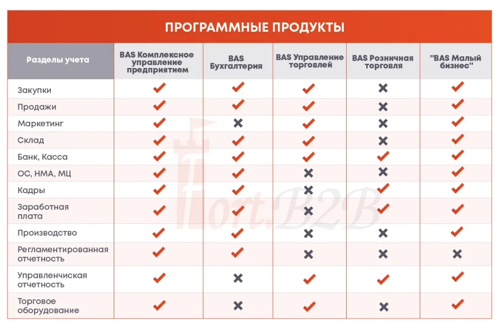 программ для бухгалтерского учета